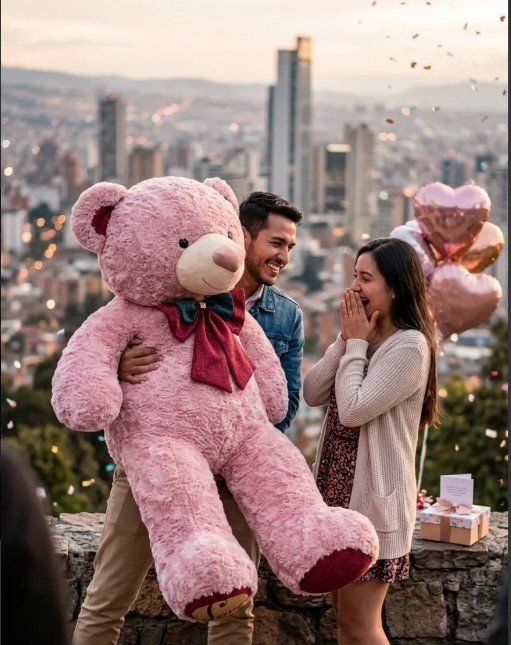 Oso De Peluche Extra Gigante Con Corbatín - Image 13