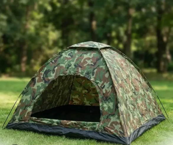 ⛺🌧️ Carpa Camping Impermeable para 4 Personas 🌄🔥