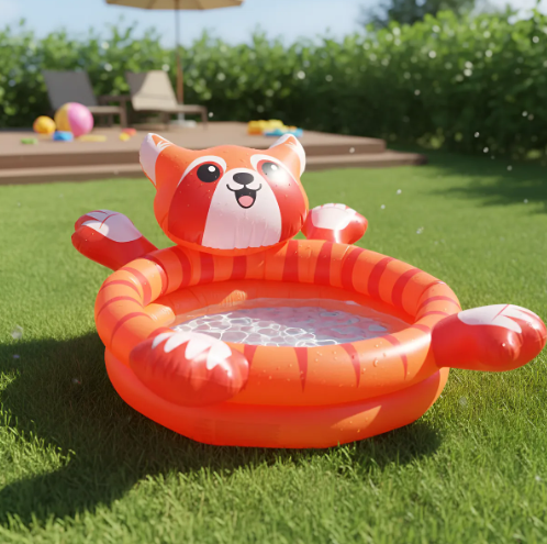 🐼🎈 Piscina de Pelotas Inflable Panda con Piso Acolchado – Área de Juego Infantil 👶✨ - Image 4