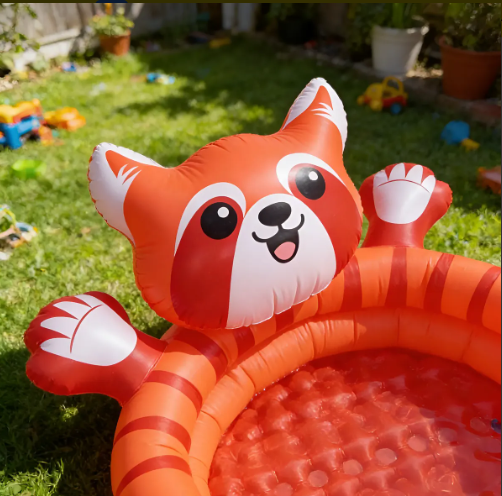 🐼🎈 Piscina de Pelotas Inflable Panda con Piso Acolchado – Área de Juego Infantil 👶✨ - Image 5