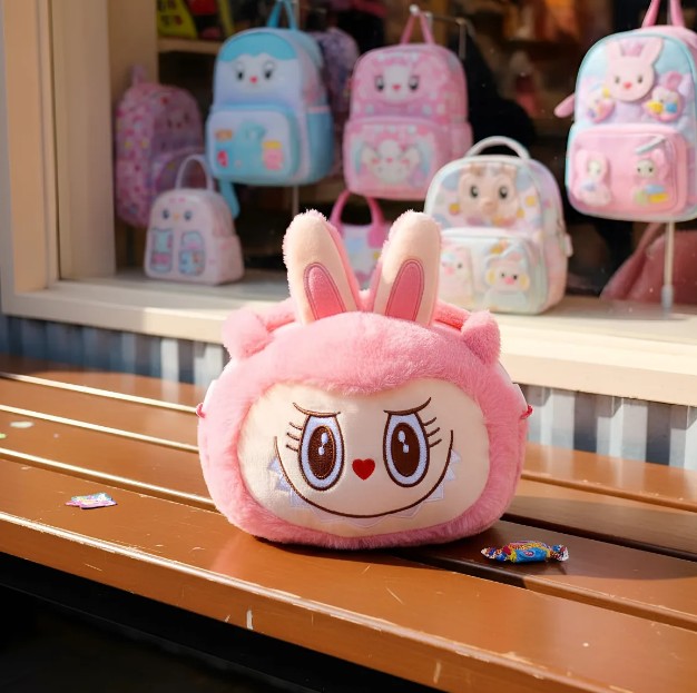 Bolso Cartera De Peluche En Diferentes Colores - Image 11