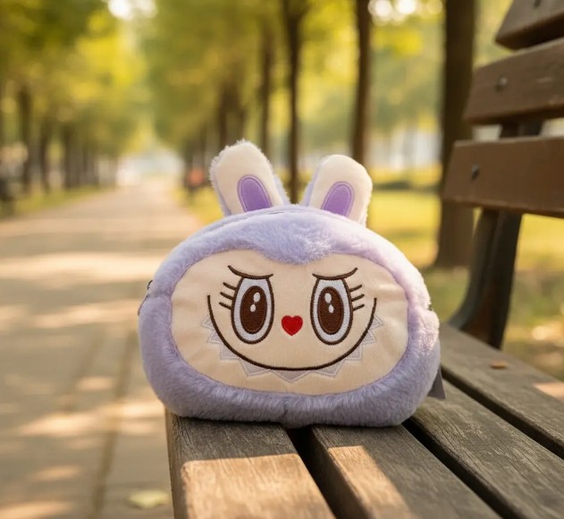 Bolso Cartera De Peluche En Diferentes Colores - Image 4