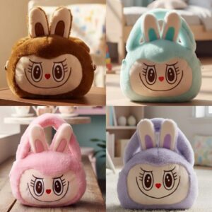 Bolso Cartera De Peluche En Diferentes Colores