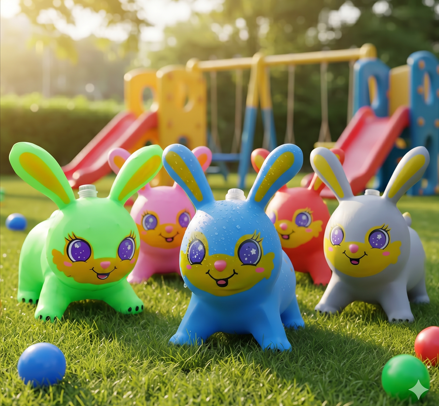 🔥🐰 Conejito Saltarín Inflable Ref-334 – ¡Diversión y Movimiento para Niños! ✨🎉