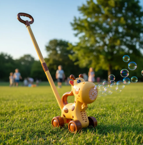🔥🫧 Juguete Burbujero Infantil con Ruedas – Diseño Animalito 🐻✨ 🌈💙 - Image 14