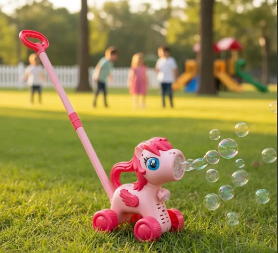 🔥🫧 Juguete Burbujero Infantil con Ruedas – Diseño Animalito 🐻✨ 🌈💙 - Image 15