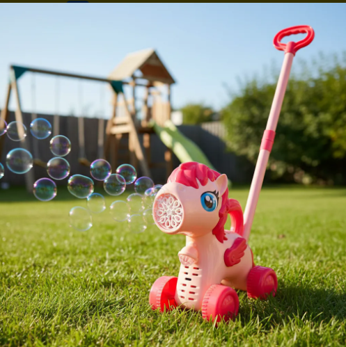 🔥🫧 Juguete Burbujero Infantil con Ruedas – Diseño Animalito 🐻✨ 🌈💙 - Image 18