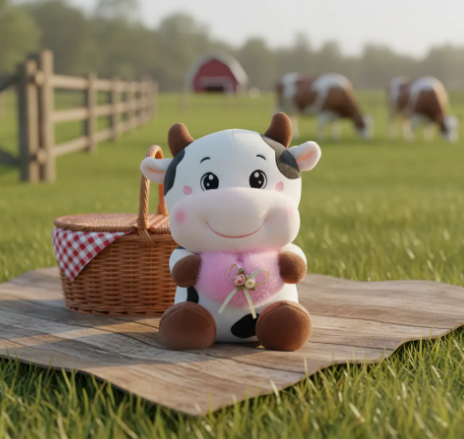 🐮🐑💖 Peluches Granja Encantadores – ¡Ideales Para Ti! 🌾✨ 😍💕 - Image 5