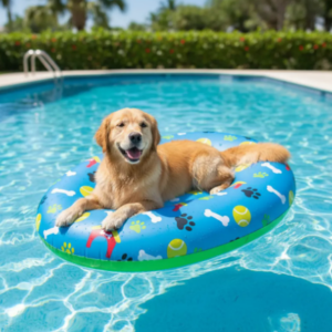 🐶🏖️ Flotador Inflable Para Perros Bestway – Diversión en la Piscina 💦☀️