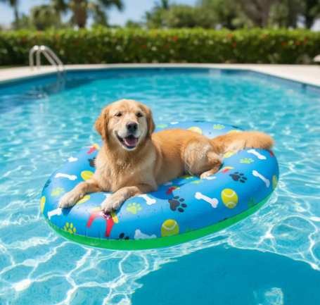 🐶🏖️ Flotador Inflable Para Perros Bestway – Diversión en la Piscina 💦☀️