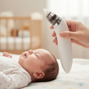 👶💙 Succionador Nasal Para Bebés Eléctrico – Limpiador de Nariz ✨👃