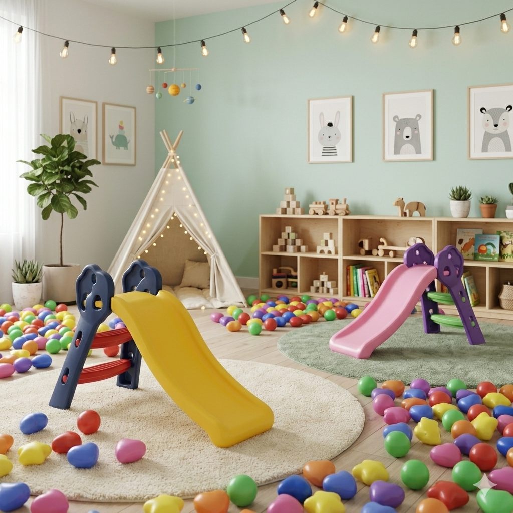 🛝👦👧 Rodadero Infantil Para Niños y Niñas +100 Pelotas 🌈✨ - Image 8