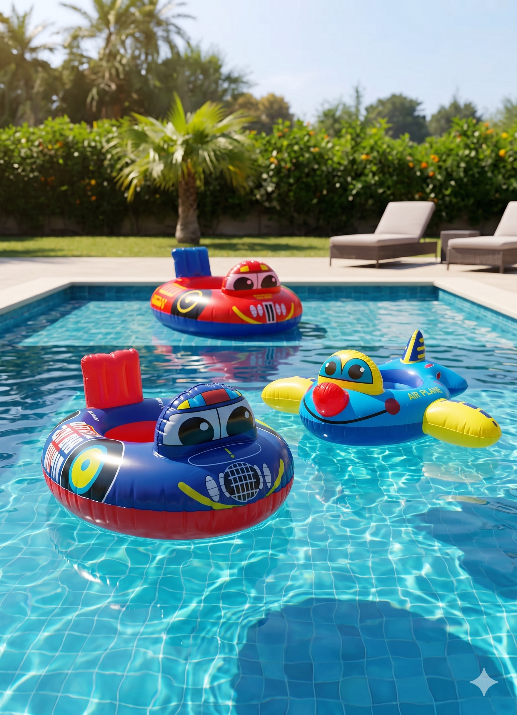 🌈💦 Flotador Inflable Infantil Piscina Diseños Surtidos Ref. 136 ☀️🏖️