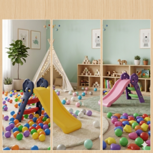 🛝👦👧 Rodadero Infantil Para Niños y Niñas +50 Pelotas 🌈✨