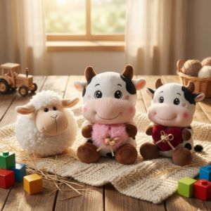 🐮🐑💖 Peluches Granja Encantadores – ¡Ideales Para Ti! 🌾✨  😍💕