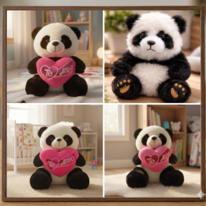 🐼💖 Peluches Panda Tiernos – Diferentes Tamaños Para Elegir ✨🧸