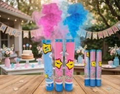 💙💖🎉 Polvo Revelación De Género X2 Azul Y Rosa 👶✨ - Image 3