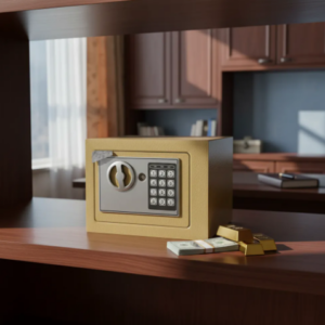 🔐💰 Caja Fuerte Con Clave Electrónica Digital – Seguridad Para Tu Hogar u Oficina 🏡🏢