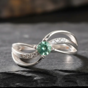 💍✨ Anillo Esmeralda Celestial Cajuluxe Plata 925 Con Piedra Esmeralda✨💚
