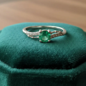 💍💚 Anillo Latido Esmeralda Cajuluxe Plata 925 Con Esmeralda✨