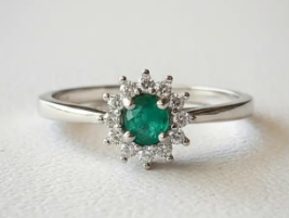 💍☀️ Anillo Sol de Esmeralda Cajuluxe Plata 925 Con Esmeralda✨💚 - Image 9