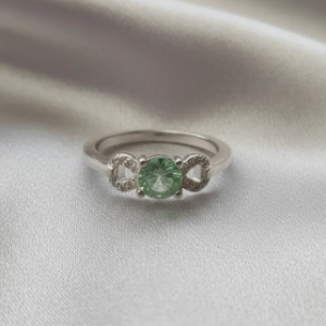 💍💚 Anillo Esmeralda del Amor Cajuluxe Plata 925 Con Esmeralda✨