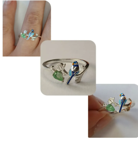 💍💚 Anillo Canto Esmeralda Cajuluxe Plata 925 Con Esmeralda✨ - Image 5