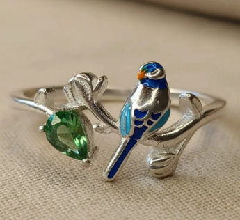 💍💚 Anillo Canto Esmeralda Cajuluxe Plata 925 Con Esmeralda✨ - Image 2