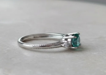 💍✨ Anillo Brillo Imperial Cajuluxe Plata 925 Italiana 💚 - Image 4