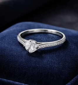 💍✨ Anillo Destello De Plata Cajuluxe Plata 925 Italiana💚