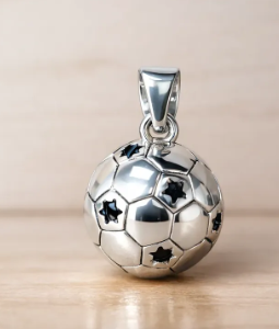 ⚽✨ Dije Colgante Balón En Plata 925 Pulido Cajuluxe ✨