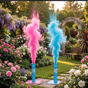 💙💖🎉 Polvo Revelación De Género X2 Azul Y Rosa Con Confeti🎉👶✨