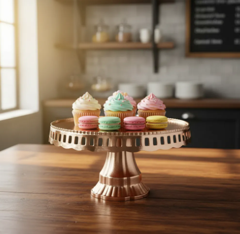 🍰✨ Base Para Postres Tipo Pedestal Oro Rosa – Elegancia Para Tus Celebraciones ✨🍰 - Image 6