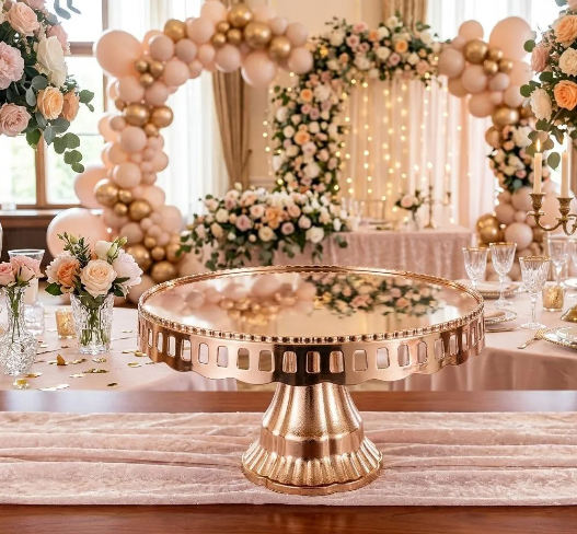🍰✨ Base Para Postres Tipo Pedestal Oro Rosa – Elegancia Para Tus Celebraciones ✨🍰 - Image 2