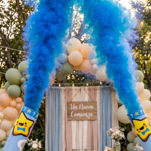 💙🎉 Polvo Revelación De Género X2 Azul 👶✨