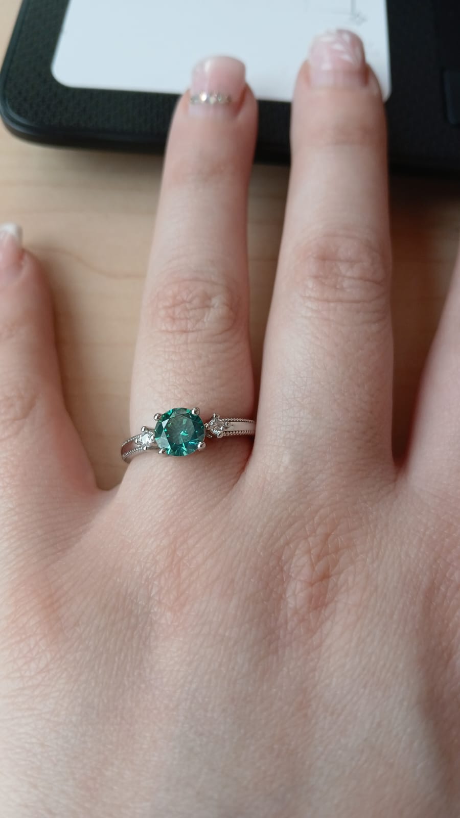 💍✨ Anillo Brillo Imperial Cajuluxe Plata 925 Italiana 💚 - Image 8