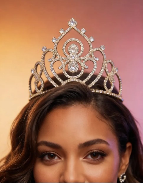 👑✨ Diadema Tiara Para Niñas Y Adolescentes Dorado💖🎀 - Image 3