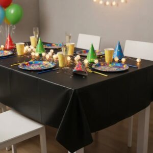 ✨🎉 Mantel Espejo Para Fiestas y Ocasiones Especiales Negro💍🎂