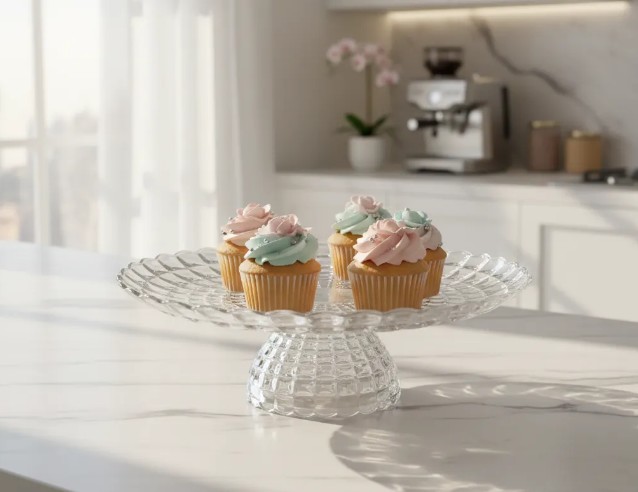 🎂✨ Base Porta Torta Con Pedestal Para Postres Decorativa Cristal 🍰💖 - Image 8