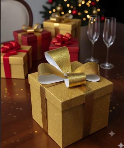 🎁✨ Caja Para Detalles Especiales Con Diseño Elegante Dorado💝🎀