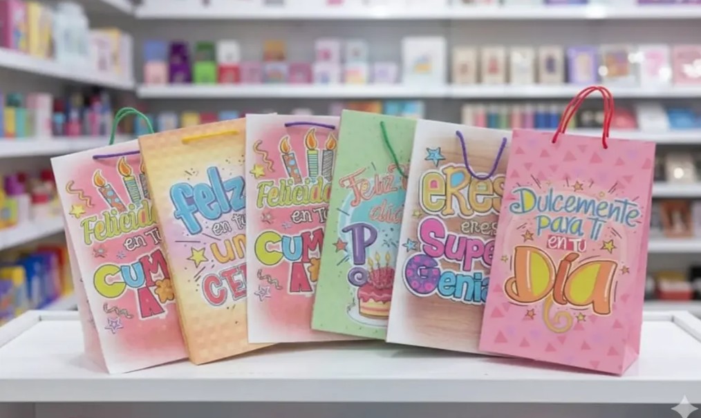 🎁✨ Bolsitas Decoradas Para Regalo Pack x6 Surtidas 🛍️💝