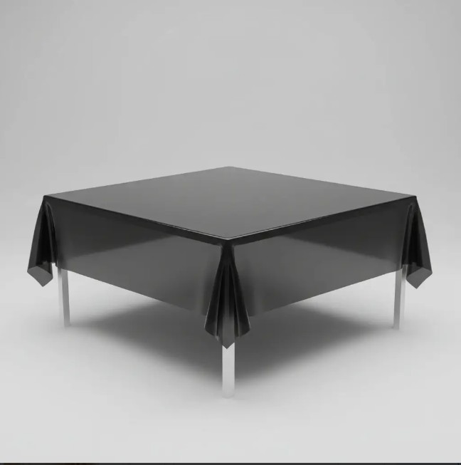 ✨🎉 Mantel Espejo Para Fiestas y Ocasiones Especiales Negro💍🎂 - Image 4