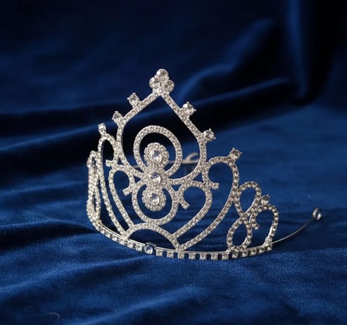 👑✨ Diadema Tiara Para Niñas Y Adolescentes Plateado💖🎀 - Image 8