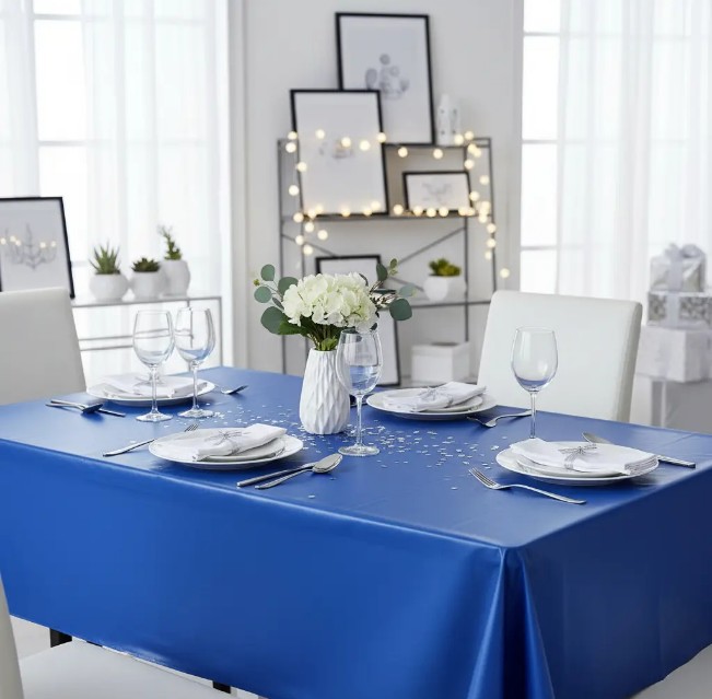 ✨🎉 Mantel Espejo Para Fiestas y Ocasiones Especiales Azul💍🎂 - Image 4