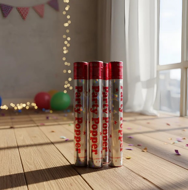 🎉✨ Cañón De Confetti Grande 38 cm 🎊🎈 - Image 5