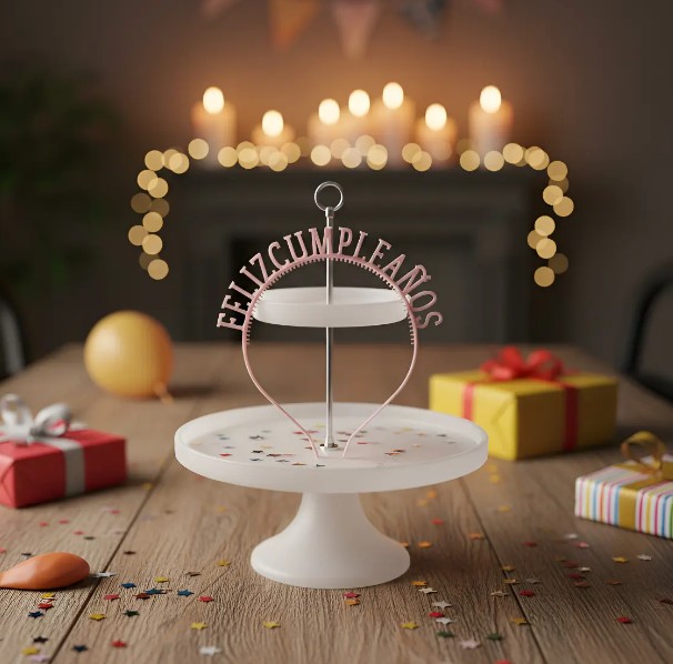 👑🕶️ Gafas y Corona Feliz Cumpleaños En Neón Rosado🎉✨ - Image 7