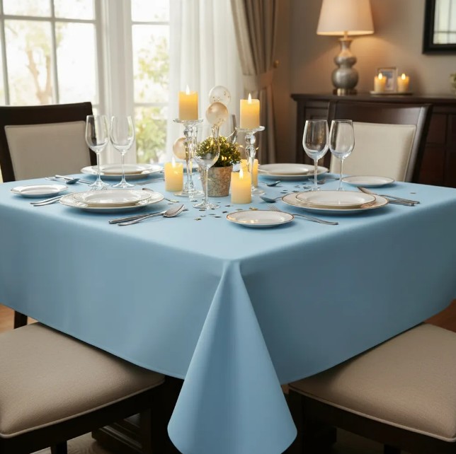 ✨🎉 Mantel Espejo Para Fiestas y Ocasiones Especiales Azul Claro💍🎂 - Image 3