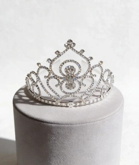 👑✨ Diadema Tiara Para Niñas Y Adolescentes Plateado💖🎀 - Image 4