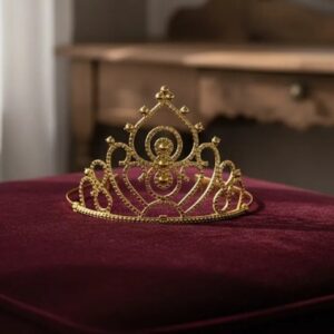 👑✨ Diadema Tiara Para Niñas Y Adolescentes Dorado💖🎀