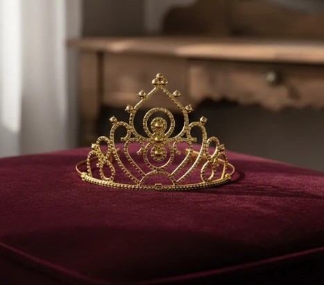 👑✨ Diadema Tiara Para Niñas Y Adolescentes Dorado💖🎀